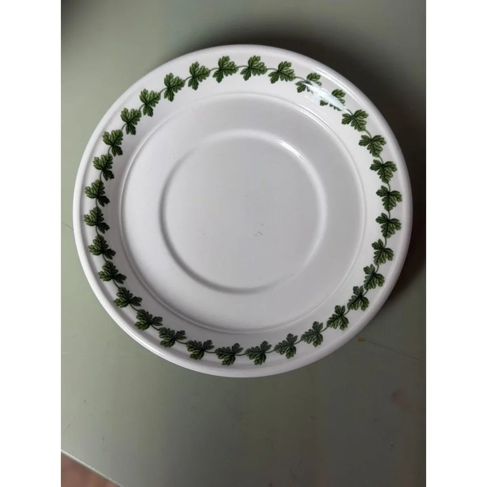 Portmeirion Pomona Mini Planter Saucer Creamer Pitcher 3 Pc Set England VTG